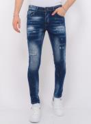 Local Fanatic Designer jeans h paint splatter slim fit