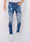 Local Fanatic Ripped stonewashed jeans slim fit