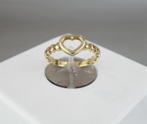 Christian Gouden hart ring
