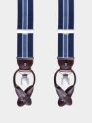 Profuomo Bretels braces luxe 36mm stripe navy pp1l00002b/410
