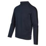 Blue Industry Blauwe turtleneck trui