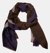 Profuomo Shawl scarf woven olive ppqs30018b/