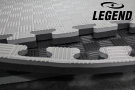 Legend Sports Legend puzzelmat sportvloer | 100 x 100 x 2,5 cm | grijs...