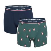 Happy Shorts 2-pack kerst boxershorts heren nutcracker