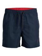 Jack & Jones Plus size zwemshort heren jpstfiji effen navy