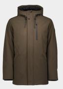 No Excess Winterjack beige jacket mid long fit hooded so 21630818sn/04...