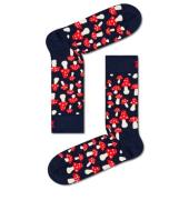 Happy Socks Donkerblauwe sokken met paddenstoelen printjes unisex