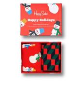 Happy Socks 2-pack snowman soc gift box unisex