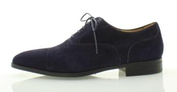 Giorgio 50216 Blauw suede veterschoen (591 Navy)