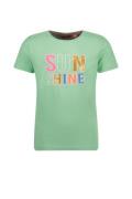 TYGO & vito Meisjes t-shirt glitterprint sunshine mint