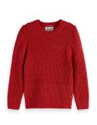 Scotch & Soda 176627 6866 puffed sleeved pullover lipstick red