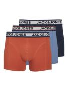 Jack & Jones Plus size boxershorts heren trunks jacmarco rood/blauw/do...