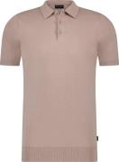 Saint Steve Chris fine knit polo powder pink