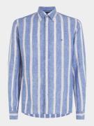 Tommy Hilfiger Casual hemd lange mouw linen triple stripe shirt mw0mw3...