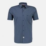 Lerros Overhemd met korte mouwen en minimale bladprint
