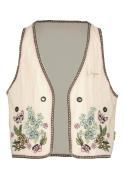 Vingino Meiden gilet tamira macroon white