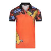 ERS heren poloshirt print albino