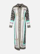 Mucho Gusto Dress francis bay beige zebra with belt details