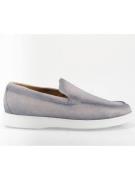 Giorgio 28785 suede instapper grijs met witte zool