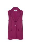 Lofty Manner Gilet leilani fuchsia