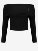 Nikkie Barika off shoulder rib top -