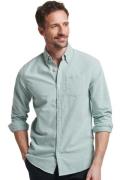 Superdry Organic cotton long sleeve oxfort shirt mint