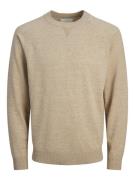 Jack & Jones Jprccmiles knit crew neck beige