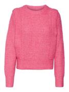 Vero Moda Vmhazel ls o-neck pullover ga boo fuchsia