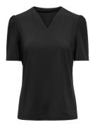 Only Onlanie ss v-neck top pnt -