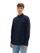 Tom Tailor Fitted printed poplin shirt