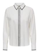 Jacqueline de Yong Jdylorenzo ls emb. shirt wvn off-white