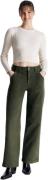 Cup of Joe Cord high waist wide leg green