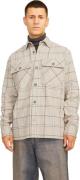 Jack & Jones Jprraymond melange check ls overshirt sn pure cash