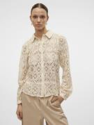 Vero Moda Vmobena l/s lace shirt wvn btq