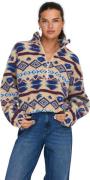 Only Onljanne aztec teddy l/s halfzip cc swt marzipan/c