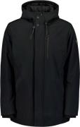 No Excess Jacket medium long fit hooded softs black