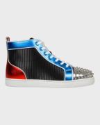 Christian Louboutin Louis orlato high top sneakers met studs