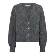 Co'Couture Cc ie button rib knit