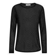 Co'Couture Cc mesh turtleneck blouse