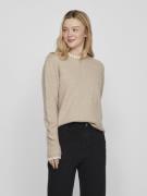 Vila Vihefna stitch detail knit top/r