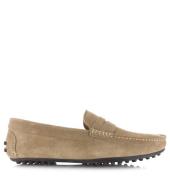 CTWLK. hugo corda suède loafers taupe loafers heren