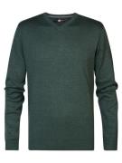 Petrol Industries M-3040-kwv200 knitwear v-neck basic donker