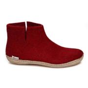 Glerups Low boot leather sole g 08-red