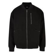 Urban Classics Heren bomberjack met blousonmouwen