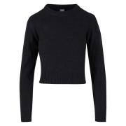 Urban Classics Dames geruit gebreid sweatshirt