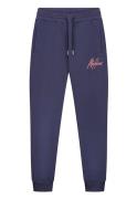 Malelions Striped signature joggings broeken