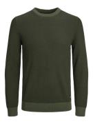 Jack & Jones Jjeglobe knit crew neck noos army