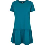 Urban Classics Dames valance t-shirt jurk