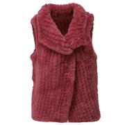 K-Design Faux fur gilet z903-