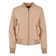 Urban Classics Dames diamond nylon gewatteerd jasje